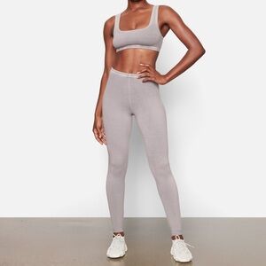 Skims Outdoor Wideneck Bralette and Leggings in Pacific